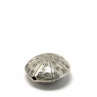 Linse india/ traditional - patiniert, 925 Silber, 25x13mm