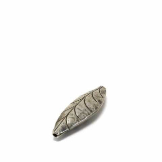 Freeform india/ traditional - patiniert, 925 Silber, 30x11x6mm