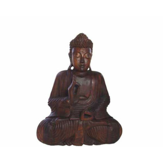 Meditationsbuddha aus Suarholz, 40x31cm