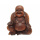 Happy Buddha aus Suarholz, 20x19cm