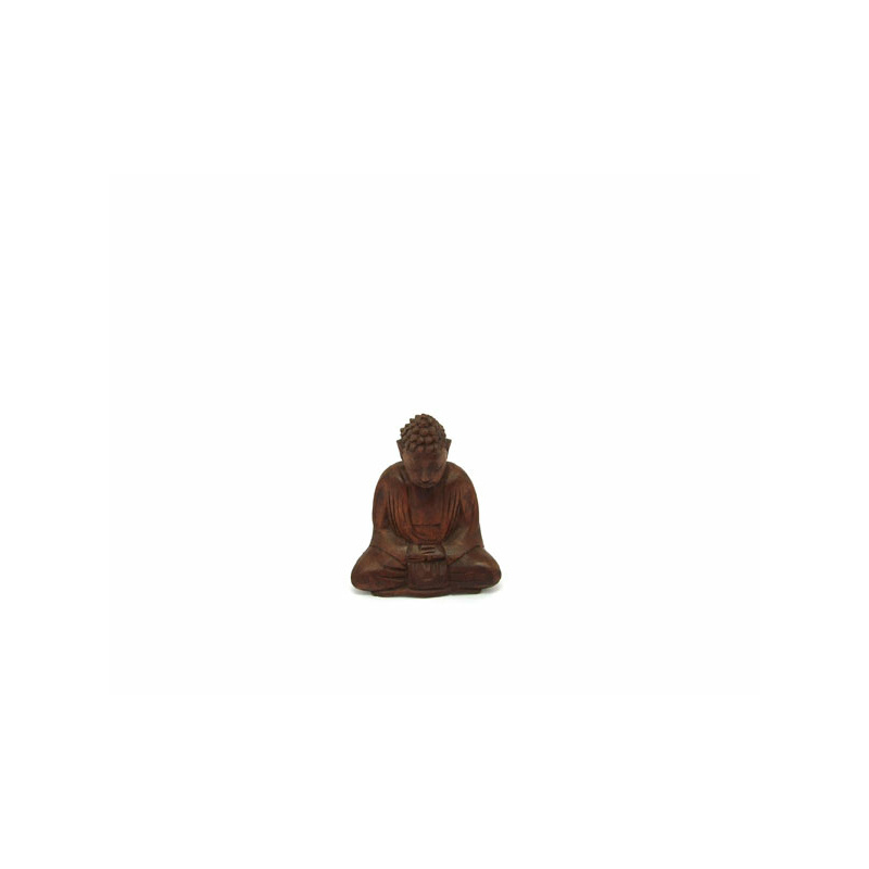 Meditationsbuddha aus Suarholz, 10x9cm