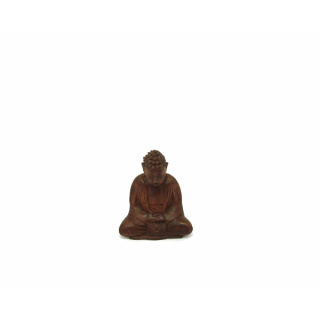 Meditationsbuddha aus Suarholz, 10x9cm