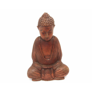 Meditationsbuddha aus Suarholz, 20x16cm