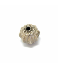 Kugel india/ flowers - patiniert, 925 Silber, 20x21mm