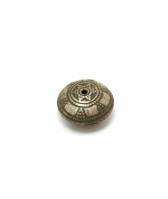 Kugel india/ traditional - patiniert, 925 Silber, 20x12mm