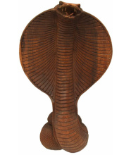 Kobra aus Suarholz, ca. 30 cm hoch