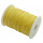 Baumwollband gewachst, gelb, 1.5mm x 100cm - Meterware am Stück