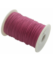 Baumwollband gewachst, pink, 1.5mm x 100cm - Meterware am...