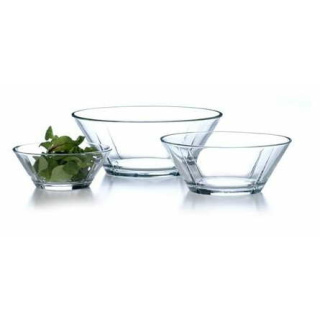 Rosendahl GC Set: 3 Glasschalen, klein, medium, gross Ø 24,4 cm