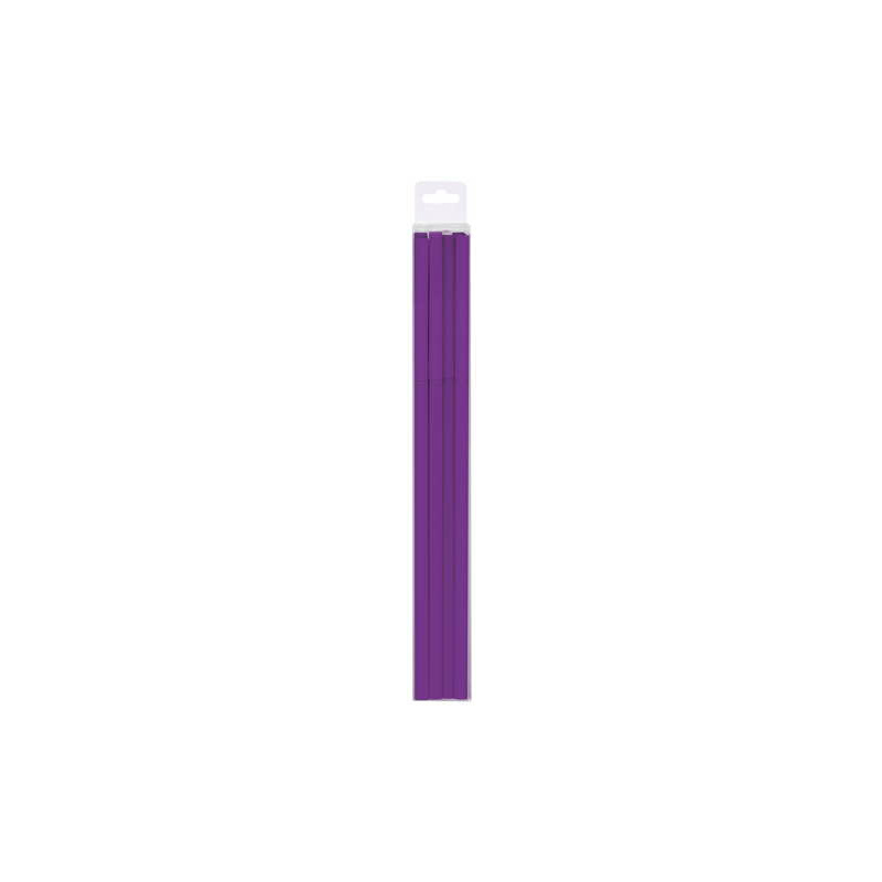 ZAK Jumbo Trinkhalme violett 15er Set