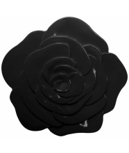 ZAK Rosentopfuntersetzter schwarz 15.5 cm