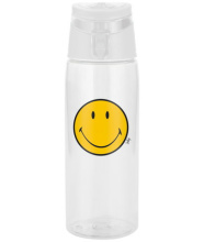 ZAK Smiley Trinkflasche clear/ white 75cl