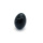 Onyxmarmor Eier, schwarz marmoriert, ca. Ø 35 mm