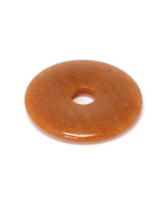 Aventurin rot - Donut, 40 mm TL-Serie
