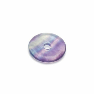 Regenbogenfluorit - Donut, 35 mm