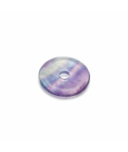 Regenbogenfluorit - Donut, 35 mm