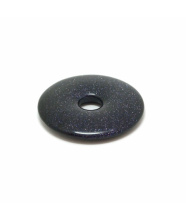 Goldfluss blau-lila -  Donut, 40 mm