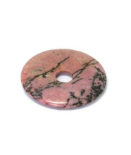 Rhodonit - Donut, 40 mm TL-Serie