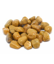 Jaspis gelb - Trommelsteine, 250 Gramm, 10 - 30 mm TL-Serie