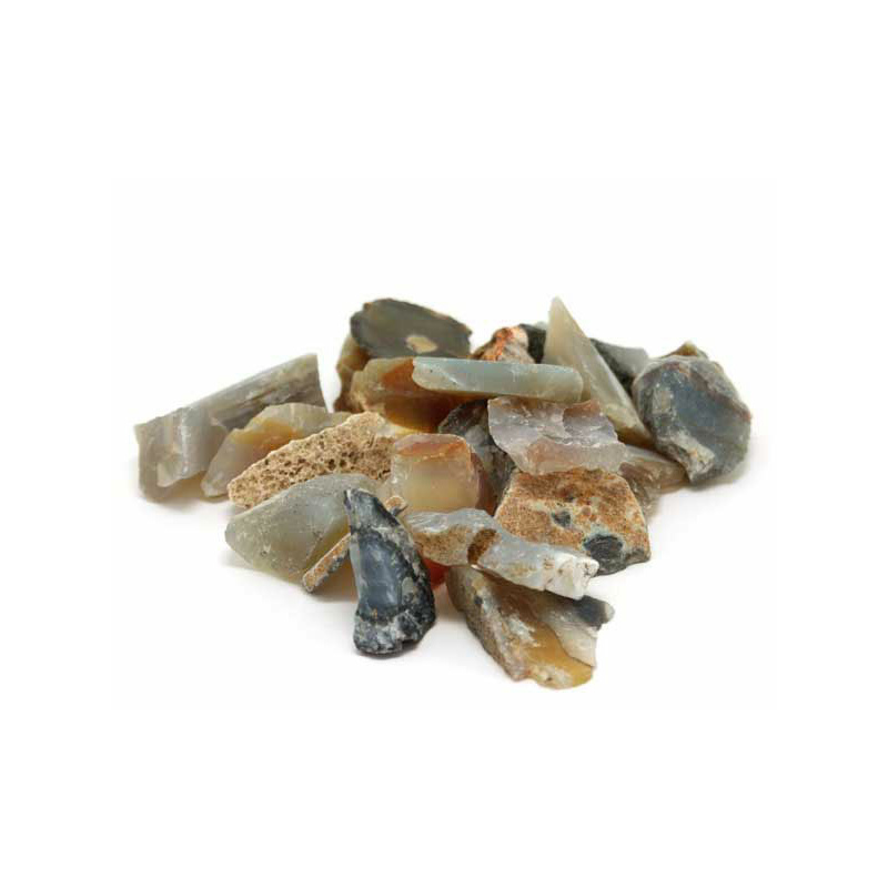 Achat natur - Rohstein Minichips, 250 Gramm, 25 - 45 mm