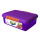 Sistema Lunchbox  rechteckig lila/ orange 2 l
