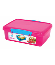 Sistema Lunchbox  rechteckig pink/ blau 2 l