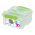 Sistema Lunchbox To Go + Besteck quadratisch grün 1,2 l