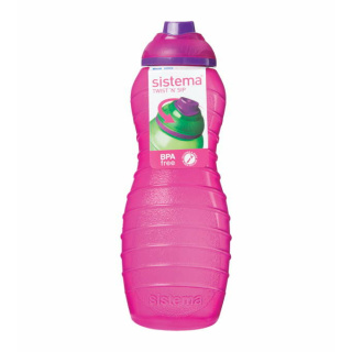 Sistema Trinkflasche Davina rund pink/ blau 700 ml