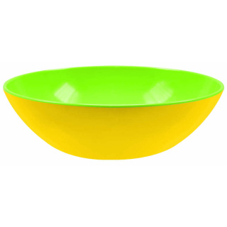 ZAK Duo Salatschüssel nieder gelb/ grün 24 cm
