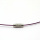 Halsreif aus  Edelstahl, Farbe lila, mit Verschluss, 1 mm x 45 cm